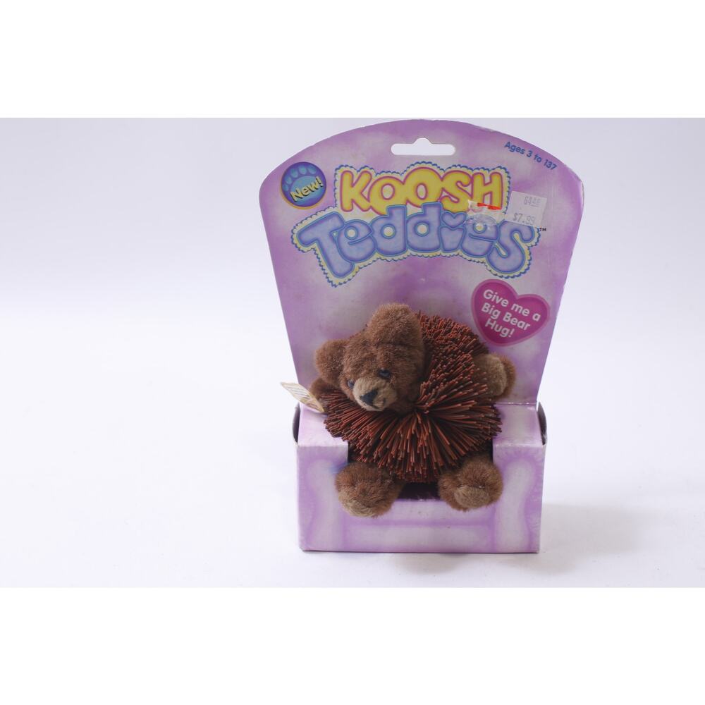Koosh, Teddies, MIP, 1990s, In Box,  Small Plush, Vintage, Stuffed Animal, Soft,